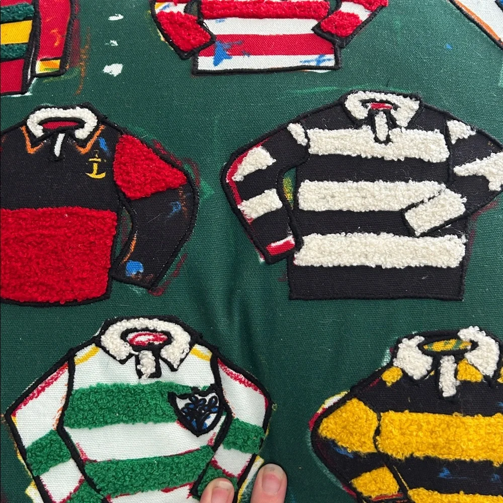 Rowing Blazers x Target Rugby Shirt Decorative Throw Pillow 20”